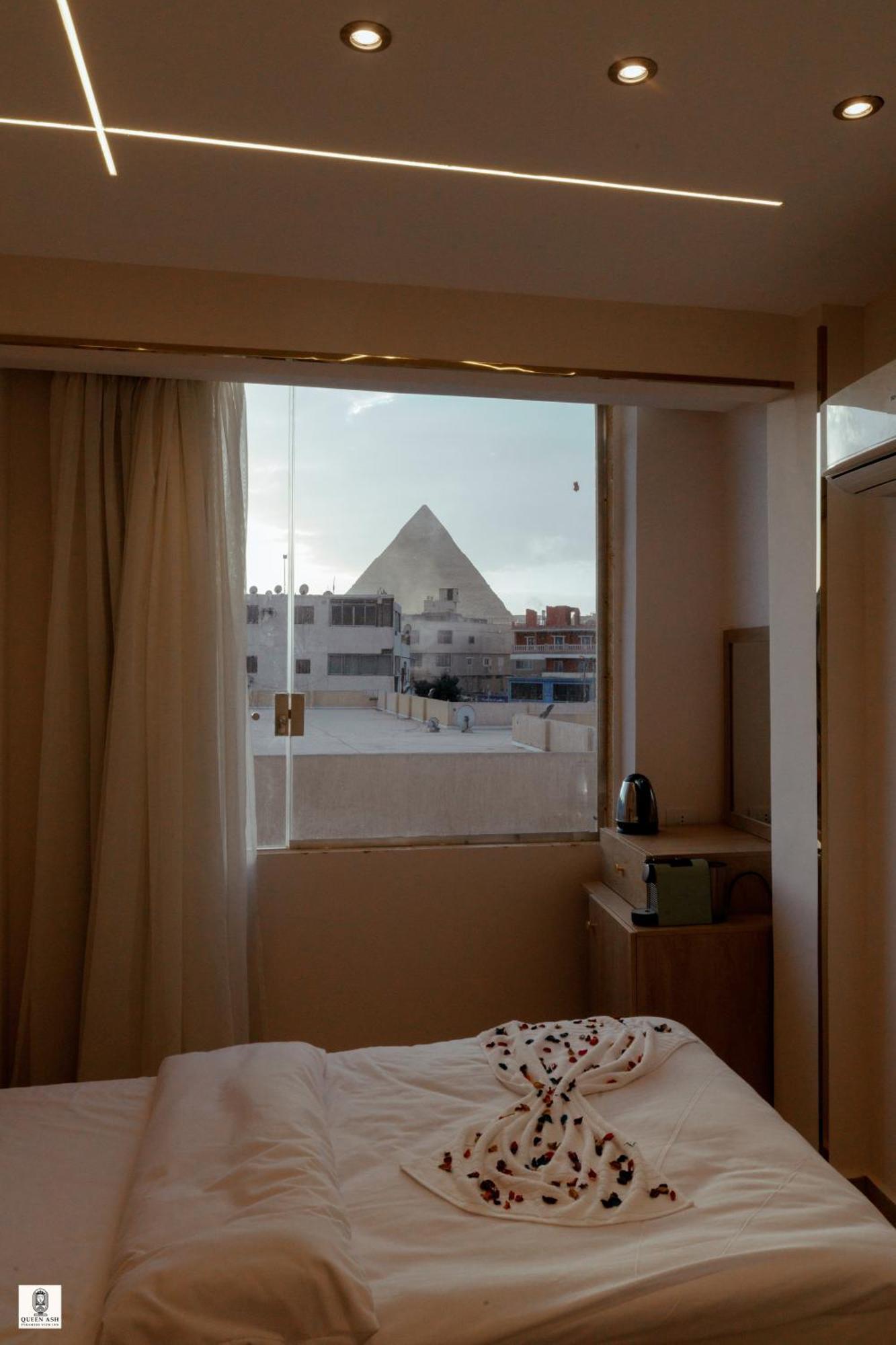 Queen Ash Pyramid View Inn Kafret el-Gabal Esterno foto